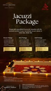 Jacuzzi package at Tahara Spa, Ubud Bali